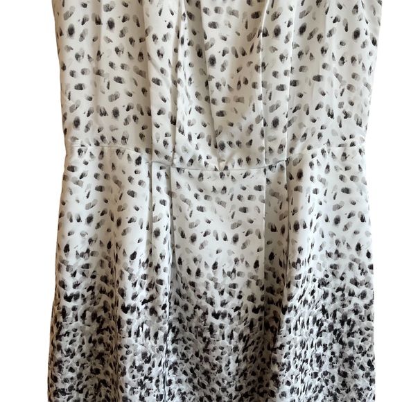 Loft Gray Black, and White A-line Cocktail Dress, sz 2. - Picture 4 of 8